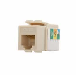 Cat 5E Modular Jack, 8-Conductor, Ivory