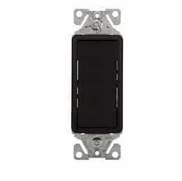 15 Amp 3-Way Rocker Switch, Auto Ground, Black