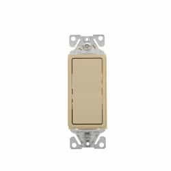 Eaton Wiring 15 Amp Decorator Switch, Auto-Grounding, 3-Way, #14-12 AWG, 120/277V, Ivory