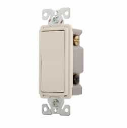 Eaton Wiring 15 Amp 4-Way Rocker Switch, Commercial Grade, Light Almond