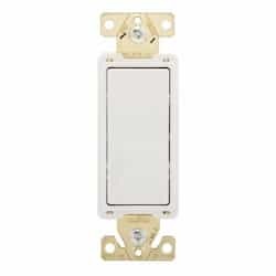 Eaton Wiring 20 Amp AC Decorator Switch, Single-Pole, 347V, Ivory