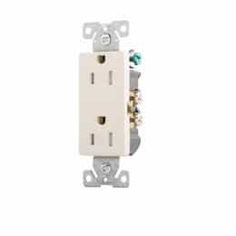 15 Amp Aspire Duplex Receptacle, Tamper Resistant, Desert Sand