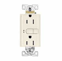 15 Amp GFCI Receptacle, Tamper Resistant, Desert Sand 