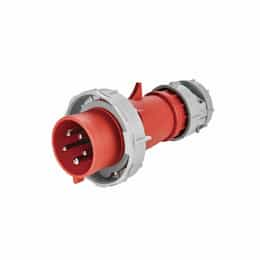 Eaton Wiring 32 Amp Pin and Sleeve Plug, 4-Pole, 5-Wire, 415V, Red