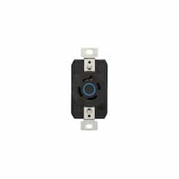 20 Amp Color Coded Receptacle, 3-Pole, 4-Wire, #14-8 AWG, 250V, Blue