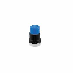 30 Amp Color Coded Connector, 2-Pole, 3-Wire, #14-8 AWG, 250V, Blue