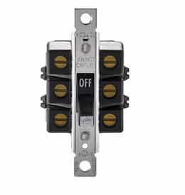 40 Amp Motor Control Toggle Switch, NEMA 3R, 600V, Grey