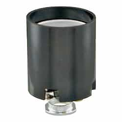 660W Lampholder Socket w/Hickey, Keyless, Medium Base, 250V, Black