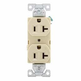 20 Amp Duplex Receptacle, 2-Pole, 3-Wire, 14-10 AWG, 5-20R, 125V, IV