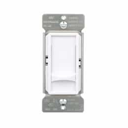 150W Universal Full Slide Dimmer, LED, Single-Pole, 120V, White