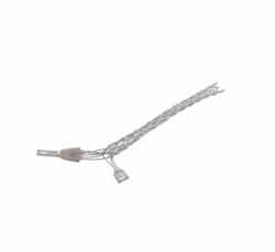 Strain Relief Cord Grip, 7" length, .52-.73", Steel