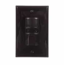 800/2200W Occupancy Sensor Switch, Single-Pole, Black