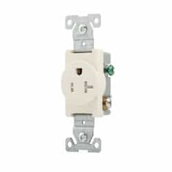 20A TR Single Receptacle, Side Wire, 2-Pole, 3-Wire, 125V, LA