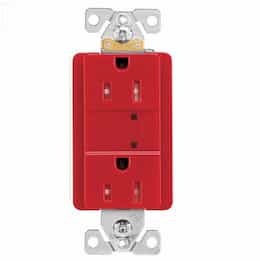 15A TR Surge Protection Duplex Receptacle, 2P3W, #14-10 AWG, 125V, RD