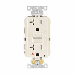 15 Amp TR Isolated Ground GFCI Duplex Receptacle, #14-10, 125V, Gray