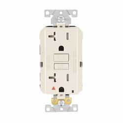 15 Amp TR Isolated Ground GFCI Duplex Receptacle, #14-10, 125V, Ivory