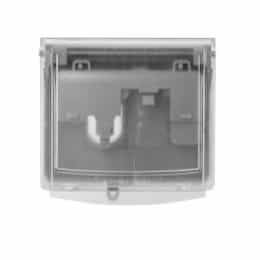 While-In-Use WP Low Prof Extra-Duty Cover, 1G, Horizontal Mount, CR