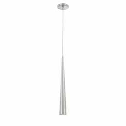 24-in 50W Conical Pendant, GU10, DIM, 120V, Nickel