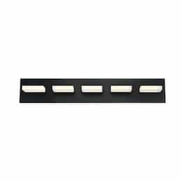 5 x 5W Light LED Bathbar, 1435lm, 120V, 3000k, Black