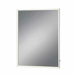 32-in 18W Mirror, 120V, Selectable CCT, Silver