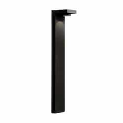 7W Bollard Light, 339 lm, 120V, 3000K, Black