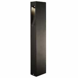 7W Bollard Light, 187 lm, 120V, 3000K, Black