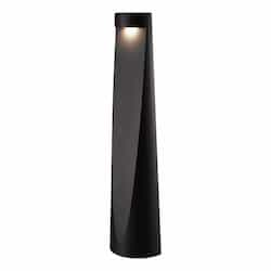 7W Bollard Light, 317 lm, 120V, 3000K, Black