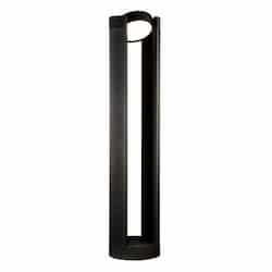 30W Bollard Light, 367 lm, 120V, 3000K, Black