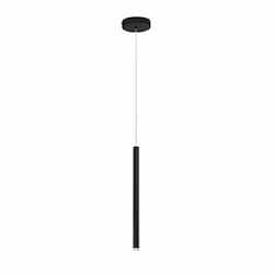 16-in 3W Navada Pendant, 150 lm, 120V, 3000K, Black