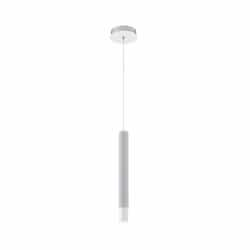 1.75-in 4.3W LED Round Pendant, 125 lm, 120V, 3000K, Aluminum