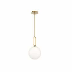 10-in 60W Prospect Pendant Light, 800 lm, 120V, 3000K, Gold