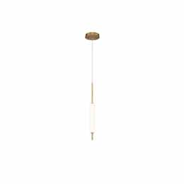 22-in 10W Cumberland Mini Pendant, 600 lm, 120V, 3000K, Brass