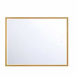 Eurofase 36-in 55W LED Mirror, Dim, 120V, 2740 lm, CCT Selectable, Gold