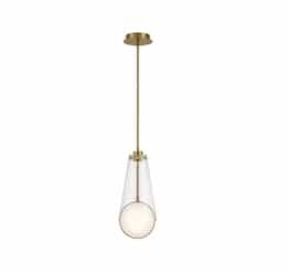 19-in 16W Solari LED Pendant, 1000 lm, 120V, 3000K, Gold