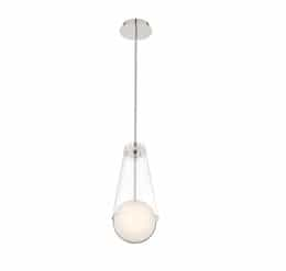 19-in 16W Solari LED Pendant, 1000 lm, 120V, 3000K, Nickel