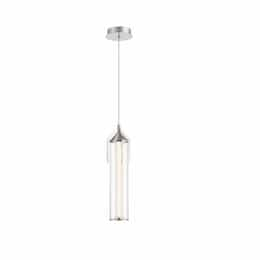 20-in 18W Espada LED Pendant, 1064 lm, 120V, 3000K, Nickel