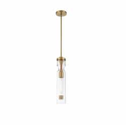 21-in 6W Mistero Pendant, 1-Light, E26, 120V, Gold