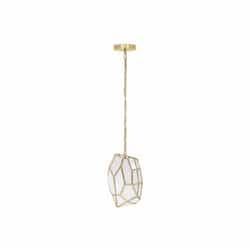 13-in 60W Heera Pendant, 1-Light, E26, 120V, Gold