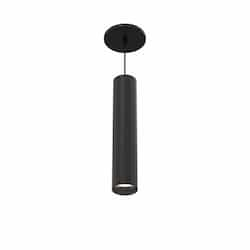 13-in 13W Whiskey Pendant Light, S, Narrow, 120V-277V, 27K, BLK/BLK,SP