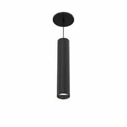 13-in 13W Whiskey Pendant Light, S, Narrow, 120V-277V, 27K, BLK/BLK,SP