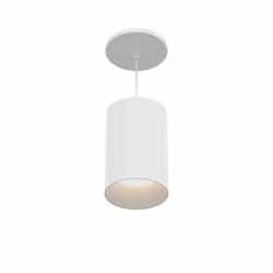 6-in 26W Whiskey Pendant Light, B, Wide, 120V-277V, 35K, WHT/WHT, FR