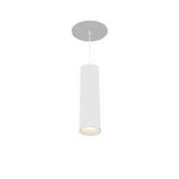 8-in 13W Whiskey Pendant Light, S, Medium, 120V-277V, 30K, WHT/WHT, CL