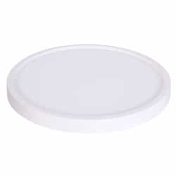 22W 12" Round Edge Lit LED Disk, Dimmable, 3000K, Nickel