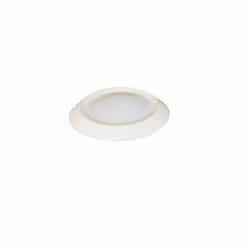 5-in 10W Surface Mount Disk Light, 580 lm, 120V, Selectable CCT, White