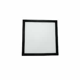 15W 7" Square Edge Lit LED Disk, Dimmable, 3000K, White