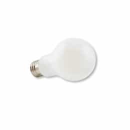 9W LED A19 Filament Bulb, E26, Dimmable, 810 lm, 120V, 2700K, Frosted