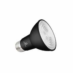 6.5W Refine PAR20 Bulb, Spot, E26, 550lm, 120V, 3000K, Black