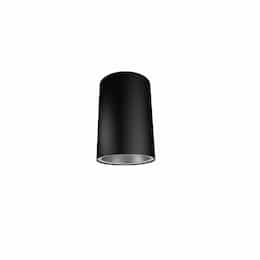 4-in 6.5/8.5/13W PXCYL Cylinder, Medium, 120V-277V, 3000K, Black/Clear