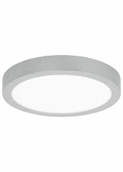 9-in 20W Round LED Recessed Downlight, Dimmable, 1200 lm, 120V, 3000K, White