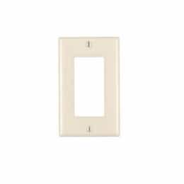 GP 1-Gang Wall Plate, Rocker Switch, Almond